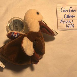 Can Can 1999 Coke Beanie Baby